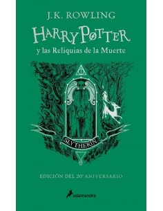 HARRY POTTER Y LAS RELIQUIAS DE LA MUERTE EDICION SLYTHERIN DEL 20º ANIVERSARIO